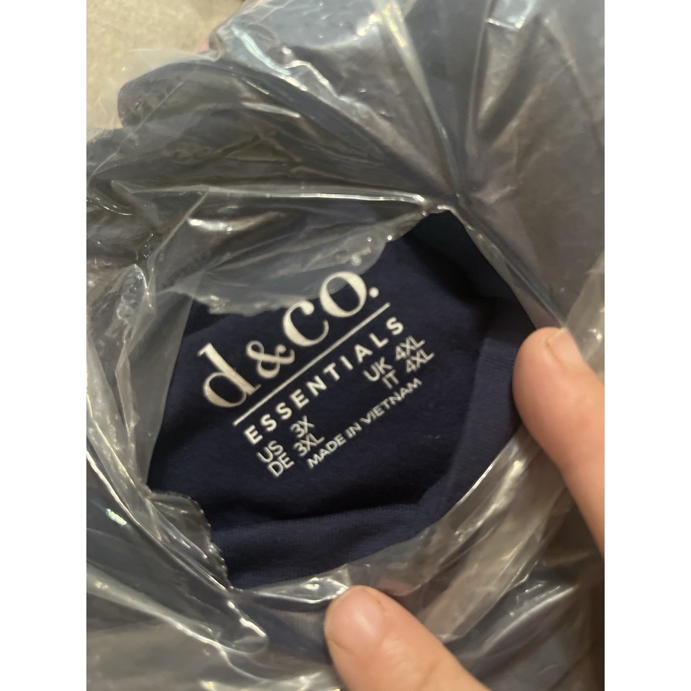 Denim & Co Essentials A516658 3 Pack Perfect Jersey Mock Neck Tops 3X NWT
